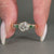 3 stone ring made with Tapered Baguette side stone.

