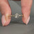 Round diamond ring solitaire six claw prong setting.
