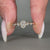 6 prong setting used in yellow gold engagement ring.
