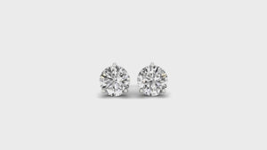 moissanite earrings screw back - diamondrensu
