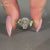Coffin diamond ring nature inspired prong setting.