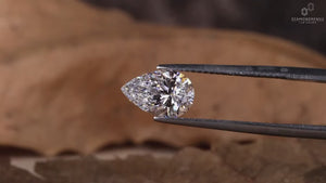 1.50 CT Pear Cut Lab Grown Diamond, F/VS Lab Created Diamond for Engagement Ring, Pendant or Gift