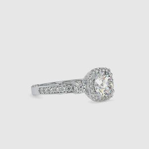 Lab-Grown Diamond Vintage Three Stone Ring