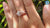 2.19 TCW Portuguese Cut Halo Vintage Moissanite Engagement Ring