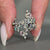 Round Old European Cut Ring with 6 leaf style prong setting.