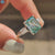 Emerald Cut Cyan Blue Moissanite Three Stone Ring 4 CT