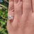 Cathedral Setting Round Brilliant Cut Solitaire Moissanite Engagement Ring