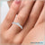 Channel Set Princess Cut Wedding Ring in 1.5 Carat.