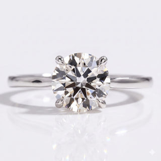 Round Brilliant Cut Lab-Grown Diamond Solitaire 1.5CT Ring - 18k White Gold - Size N