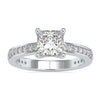 2 CT Princess Cut Diamond Ring Dazzling Channel Setting