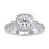 Vintage Engagement Ring With Stunning Three Stone Setting