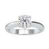 Round Solitaire Engagement Ring Classic 4 Prong Setting