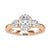 4 prong engagement ring with an oval cut diamond for secure and timeless beauty.
