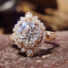 Art Nouveau 2.54 TW Round Old European Cut Halo Engagement Ring