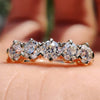 Old European Cut Five Stone Moissanite Wedding Band
