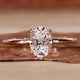 Oval Diamond Ring - Lab Grown Diamond Hidden Halo Engagement Ring