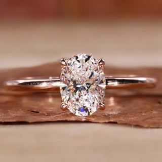 oval diamond engagement ring