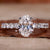 oval diamond engagement ring for women