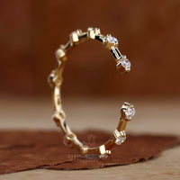 lab grown diamond eternity band