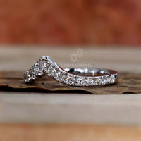 lab created diamond band