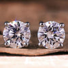 0.50 TCW Round Lab Grown Diamond Stud Earrings
