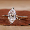 Dutch Marquise Cut Lab-Grown Diamond Solitaire 1 - 2 CT Ring