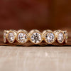 Round Lab Grown Diamond Eternity Wedding Band For Women