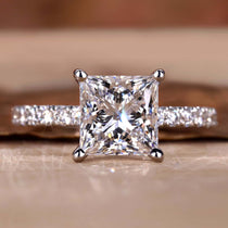 lab grown diamond ring