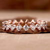 round diamond wedding band