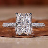Radiant Cut Diamond Ring, Lab Grown Diamond Engagement Ring