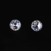0.50 to 4.0 TW Round Rose Cut Best Pair Loose Moissanite for Stud Earrings