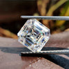11.85 CT Asscher Cut Colorless Moissanite, Loose Moissanite for Custom Engagement Ring, Wedding Ring or Pendant