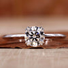 round lab grown diamond band