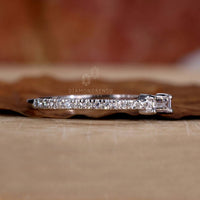 lab created diamond band