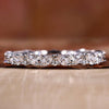 Marquise and Round Cut Lab Grown Diamond Eternity Wedding Band for Her