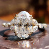 Oval Rensu Engagement Ring In Yellow Gold