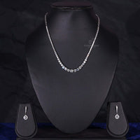 round diamond necklace