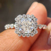 halo engagement ring