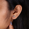 Lab Grown Diamond Earrings, Marquise Cut Diamond Earrings for Women