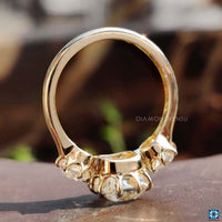 three stones engagement ring