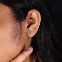 lab grown diamond earrings