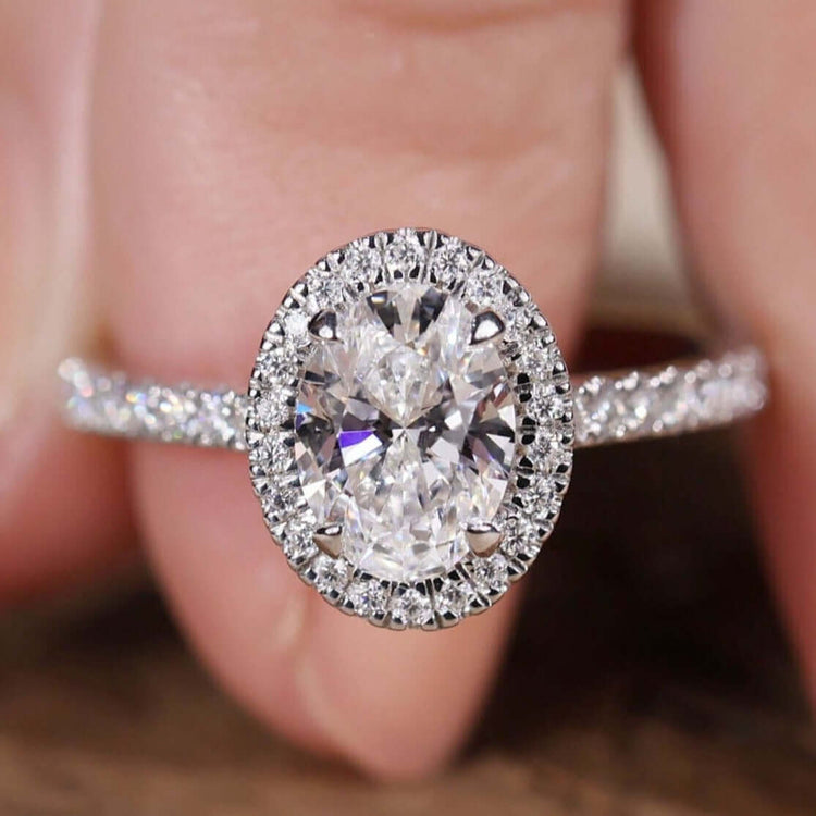 oval diamond ring