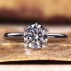 1 CT Round Cut Diamond Ring Lab-Grown Diamond Six Prongs Solitaire Ring