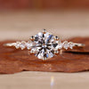 Round Brilliant Cut Lab-Grown Diamond Six Prong Ring 0.5 - 2 CT