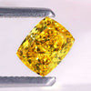 1.02 CT Elongated Cushion Cut Yellow Color Lab Grown Diamond