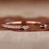 Open Gap Marquise and Round Lab Grown Diamond Wedding Band