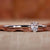 Solitaire Diamond Engagement Ring with Oval Lab Grown Diamond