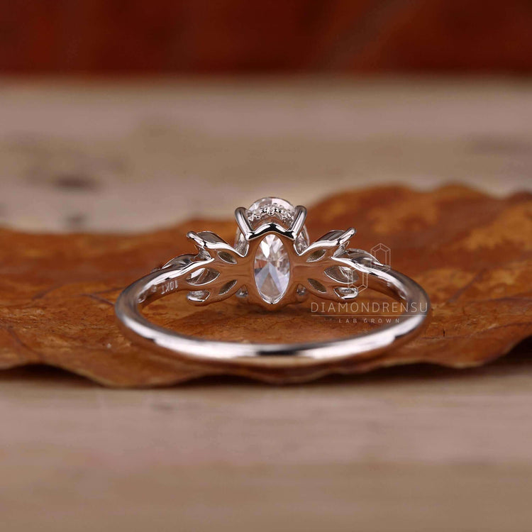 lab created diamond ring