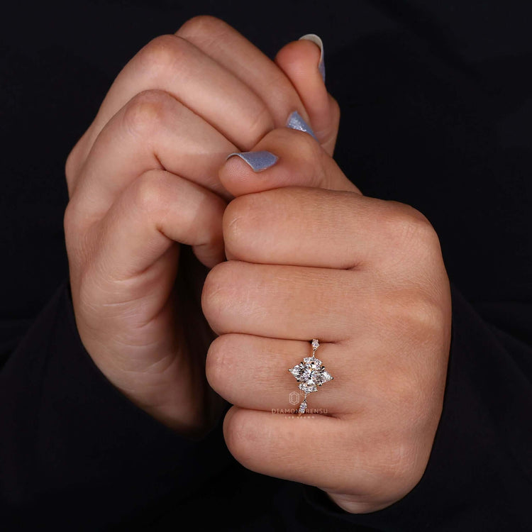 lab diamond wedding ring