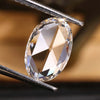 Oval Rose Cut Lab Grown Diamond for Engagement Ring